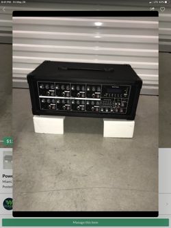 Power mixe 8 channel efect radio usb Bluetooth