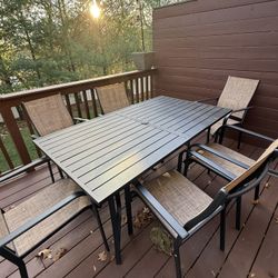 Patio Dining Set - Brand New/Barely Used 