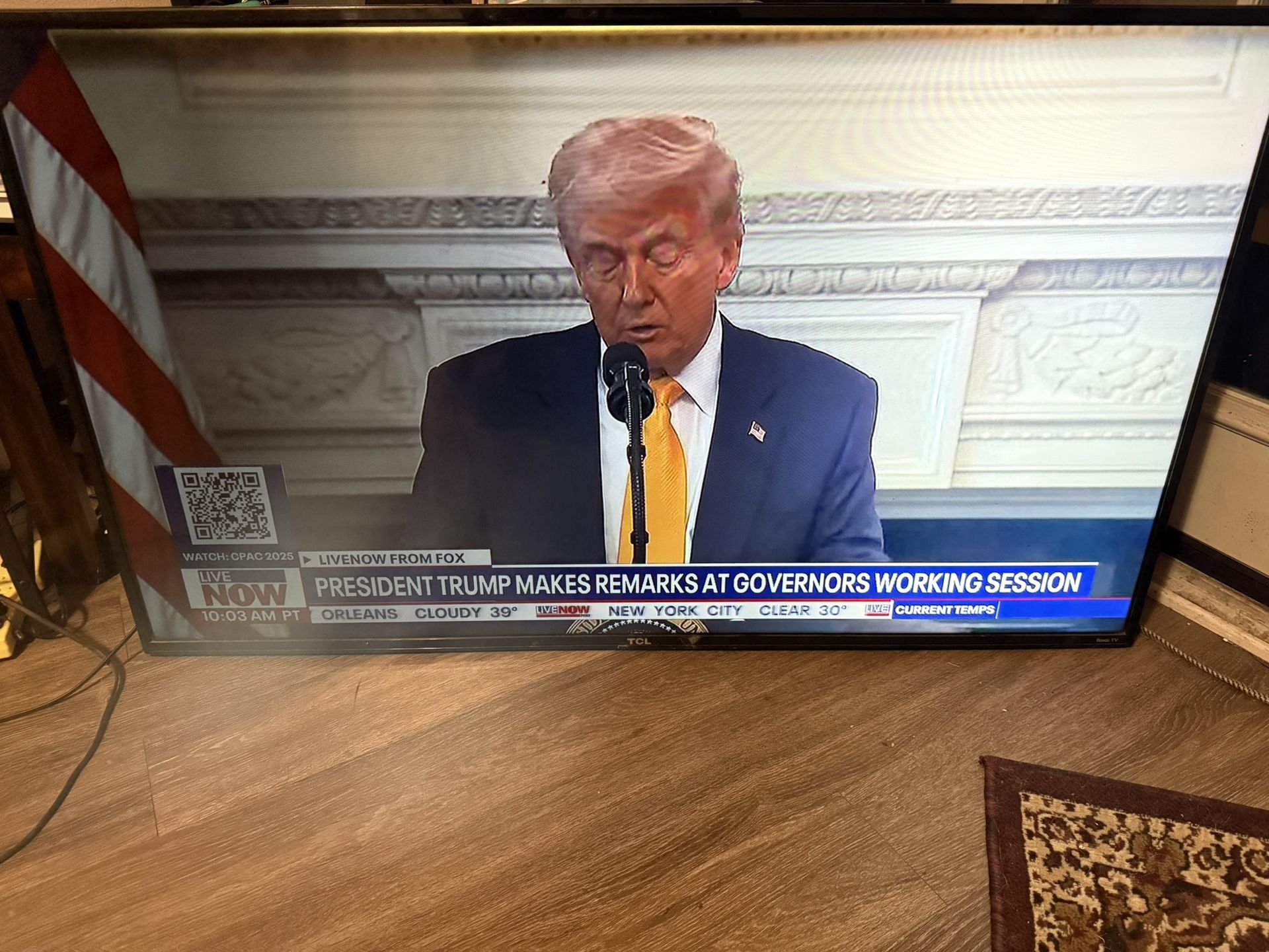 55-inch TCL Roku TV