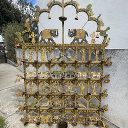 Vintage Diwali Candle Stand 
