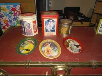 Antique Coca-Cola And Pepsi-Cola Tin ITEAMS