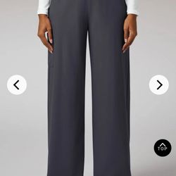  Hypothesis Y-Band Women's 6-Pocket Yoga-Style Knit Waist Wide Leg Scrub Pant