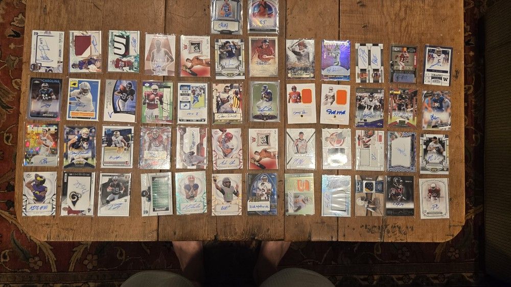 50 Autograph Cards And More