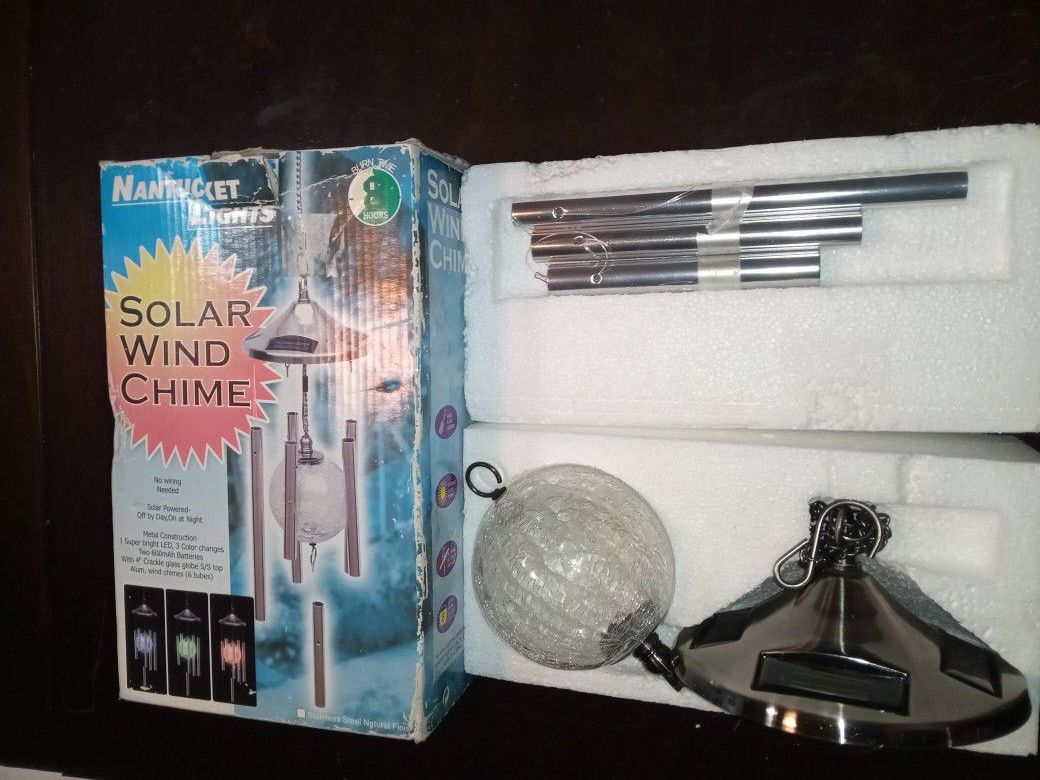 Soler Wind Chimes new in opened box