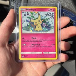 Pokemon Blask Star Promo Mimikyu SM163