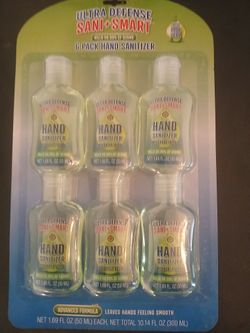 1 oz 6 Pack Hand Sanatizer 