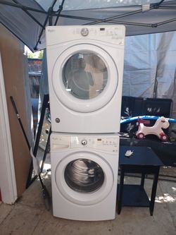 Whirlpool Duet Stackable Washer And Gas Dryer