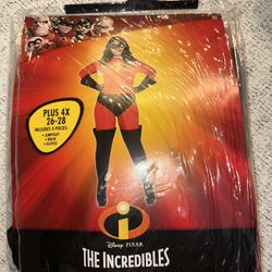 Disney The Incredibles Costume - Red and Black (NWT)