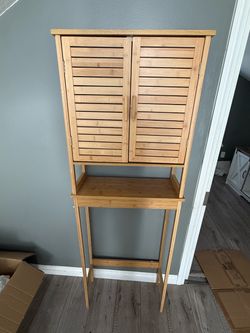 Storage Cabinet – Natural Wood Look