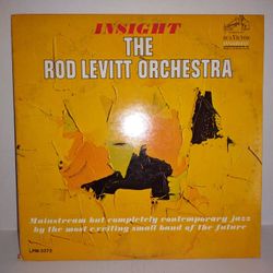 1965 Insight The Rod Levitt  Orchestra LPM-3372 RCA Victor Vinyl LP Album