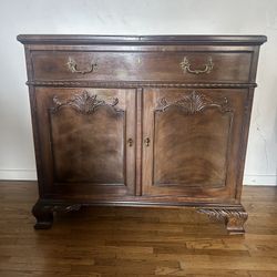 Henredon Rittenhouse Fliptop Server - Mahogany