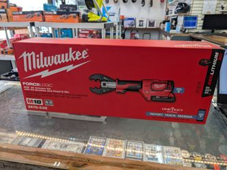 Milwaukee 2678-220 Force Logic M18 6T Crimper Kit w/D3 Grooves & Fixed O Die NEW!!!!