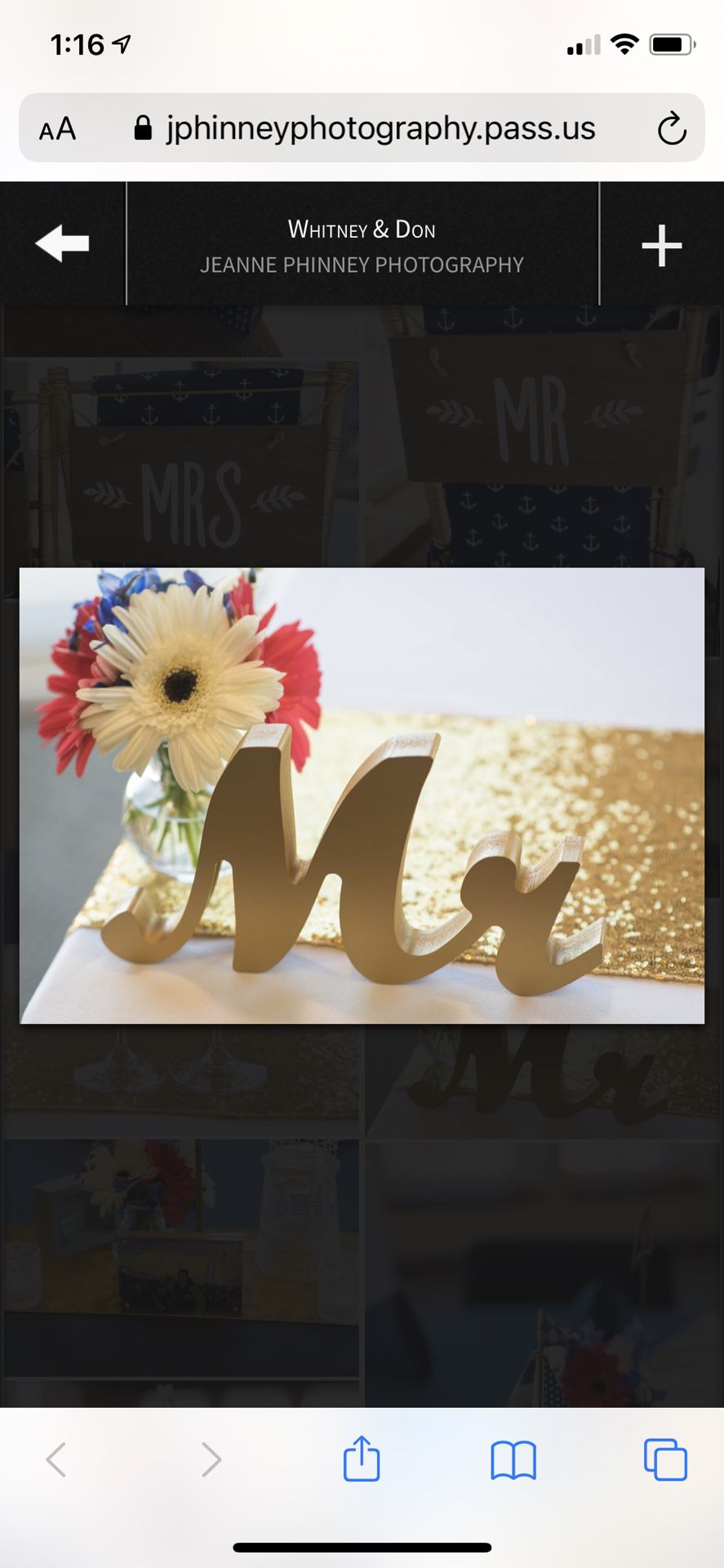 Gold Mr and Mrs Sign Wedding Sweetheart Table Decor 