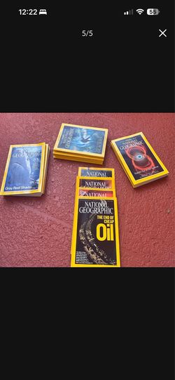 National Geographic Vintage Magazines 1995,1996,1997,2004