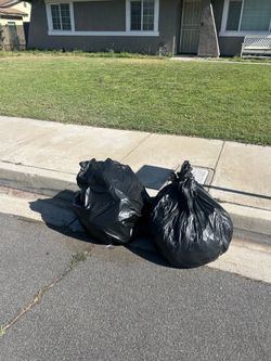 Free bags of clothes and shoes