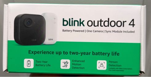 Blink Outdoor 4 Wireless Camera NEW w/ Sync Module