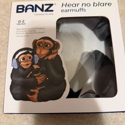 Banz Baby Headphones, Baby Earmuffs  - New!