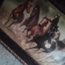 Wild Horses Nice Painting 