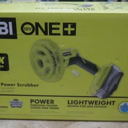   Ryobi P4510 18V Cordless Power Scrubber NEW. 
