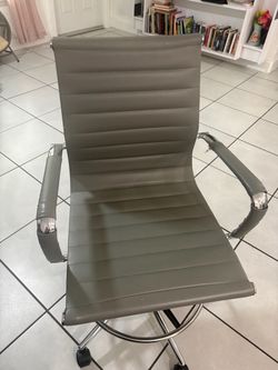 High-Back Drafting Chair / Tall Counter-Height Desk Chair  Style: Modern / Mid-Cen