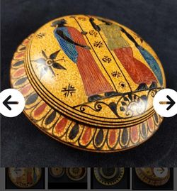 Ancient Corinth Clay Trinket Box