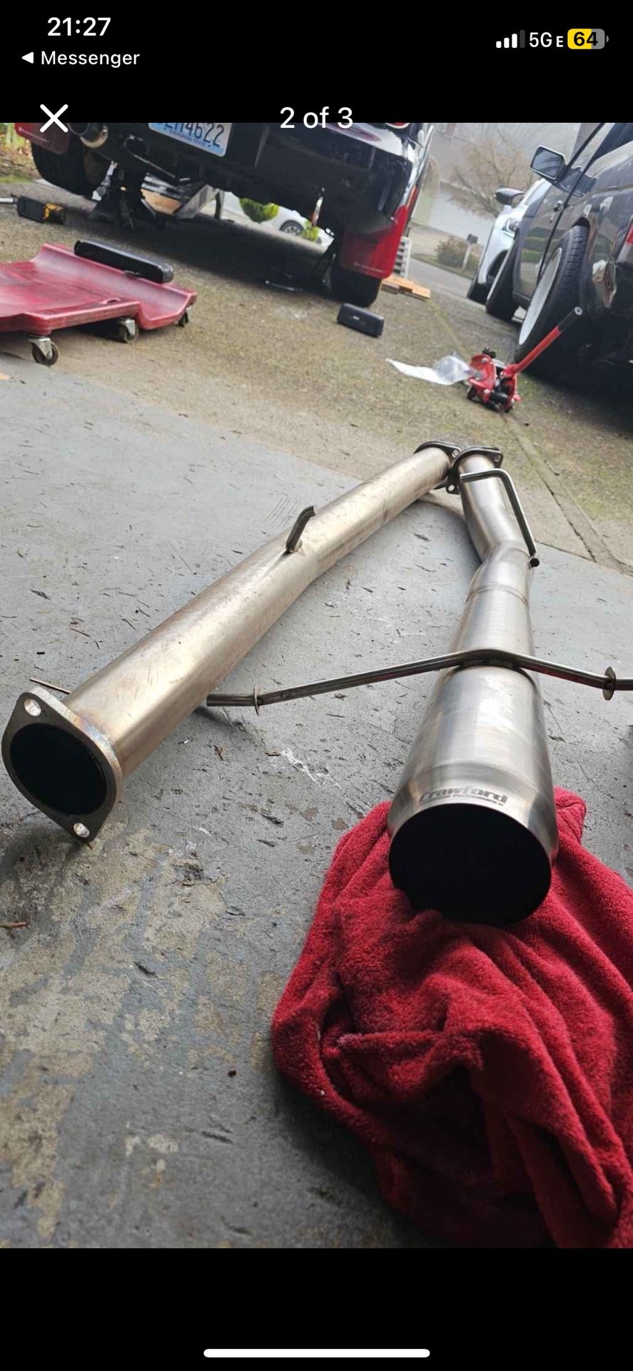 Subaru Exhaust Gymkhana 02-07 Wrx/sti
