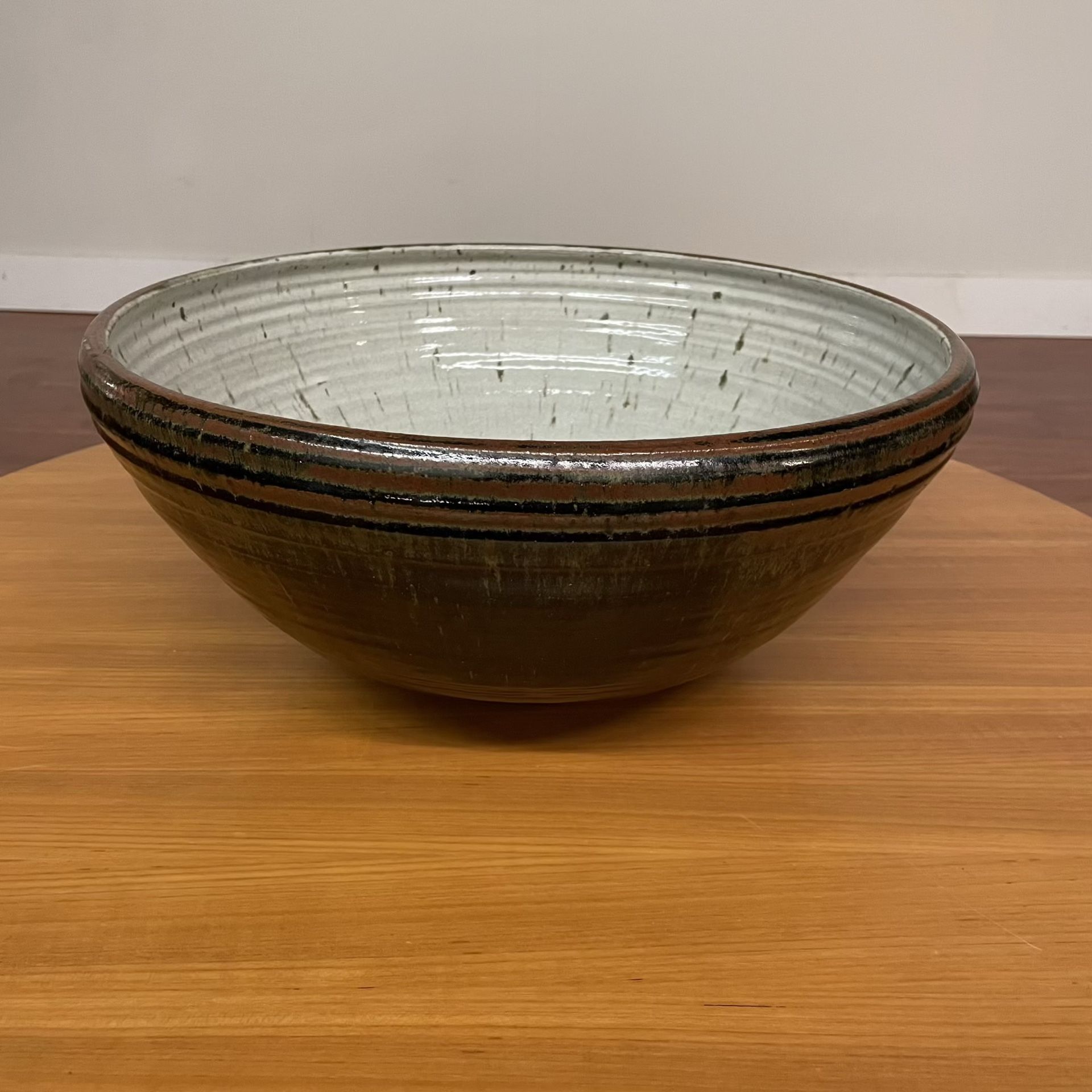 Oversized Studio Pottery Earth Tone Bowl - Many More Items In Stock!