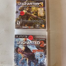 Ps3 Games  Uncharted 2,3 