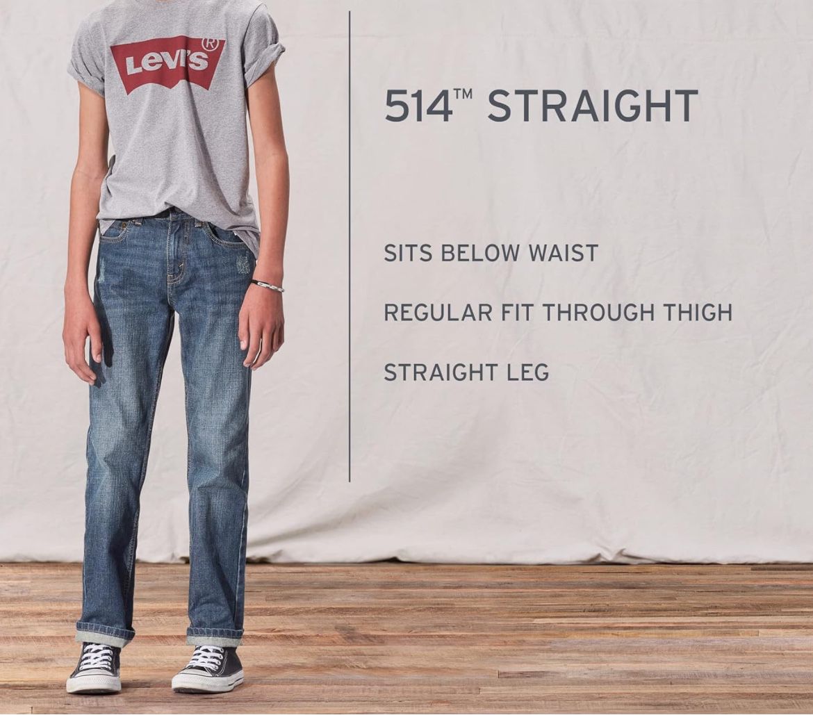 Levi's Boys' 514 Straight Fit Jeans 