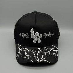 Dandy Hats LA-LV Crystal Black Baseball Cap ✨🧢
