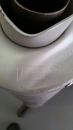 99-01 Yamaha 5SLB E13 YZF R6 Oem Exhaust Muffler Pipe Slip-On Muffler New!