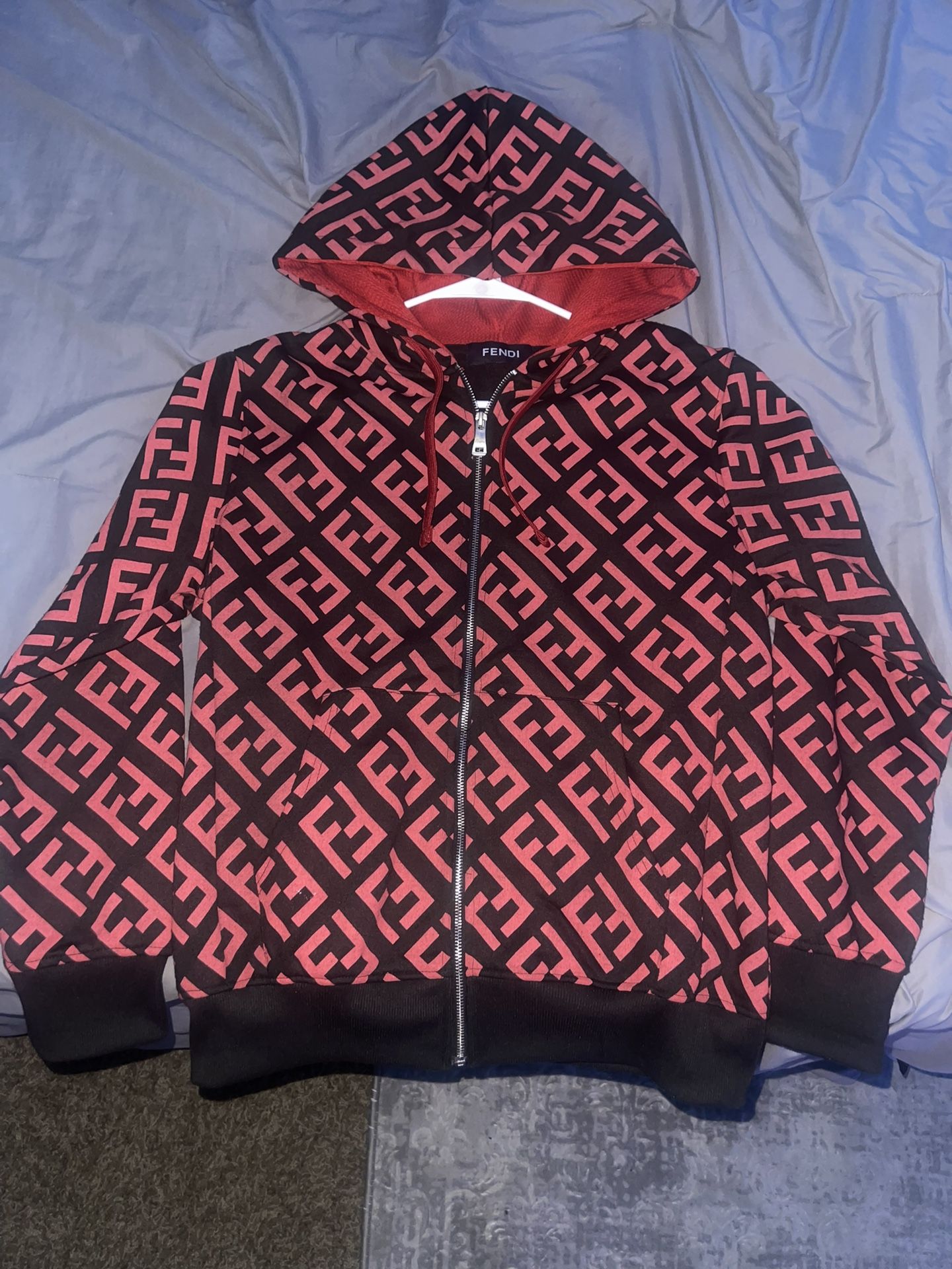 Fendi Zip Up Hoodie Men’s AUTHENTIC