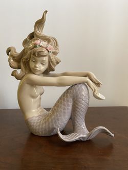Lladro Mermaid Figurine 1413 Illusion