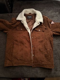Guess Men's Corduroy Bomber Jacket