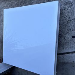 White Square Living room Table 