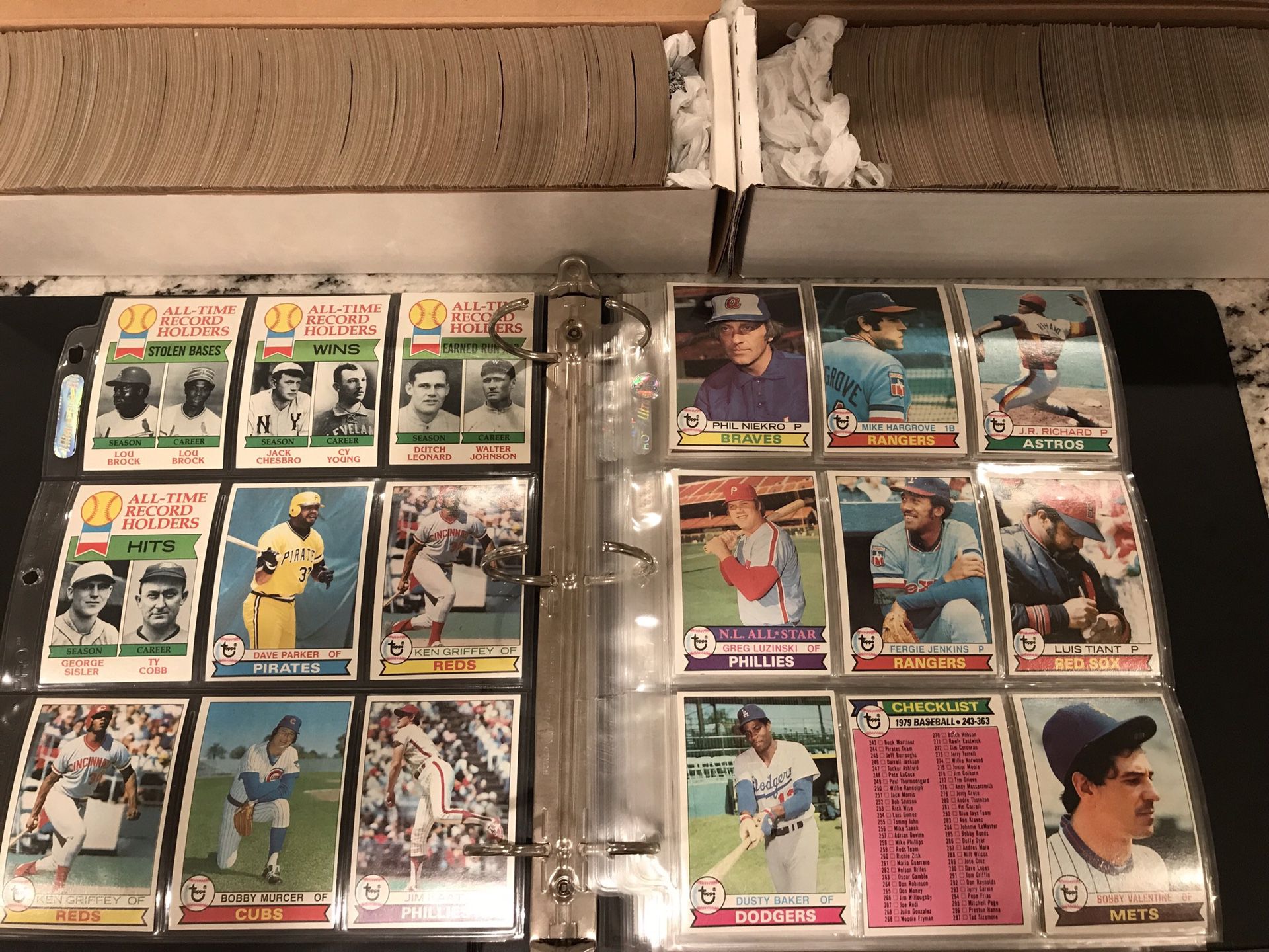 Vintage 1979 and 1980 Topps Baseball Cards