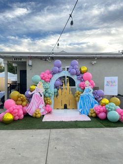 Princess Decoration Balloon Backdrop🤍