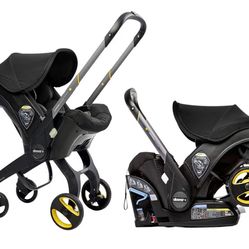 Doona Car Seat & Stroller, Nitro Black - All-in-One Travel System