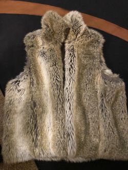 Weatherproof Vest Women’s Size M Faux Fur Reversible Brown Lined Outdoor
