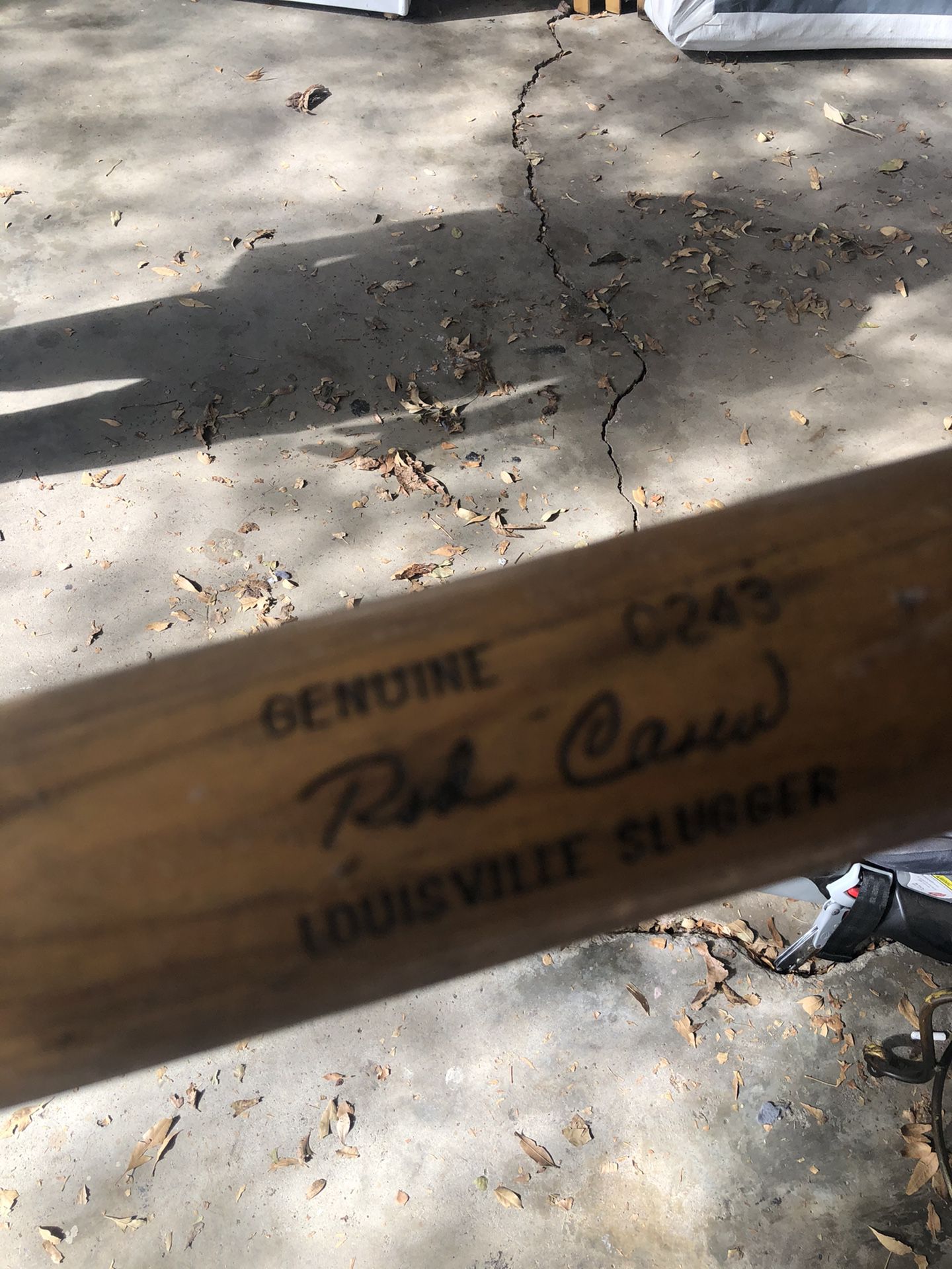 Rod Carew Hall of Fame Angels Baseball Bat