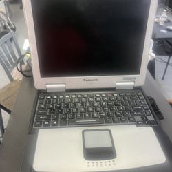 Lap Top With Panasonic Toughbook Case 