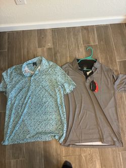 Greg Norman Men's Golf Polo Shirts – Set of 2
