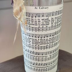 Beautiful Hymn Candle Holder