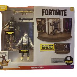 NEW FORTNITE AGENT'S ROOM MEOWSCLES GHOST & SHADOW SET 4” Figures Epic Games