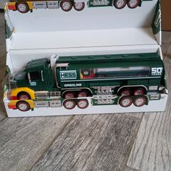 HESS 1(contact info removed) Toy Tanker Truck 50th Anniversary Collector's Edition New in Box