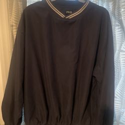 PING Navy Blue Warm Up Golf Pullover XL