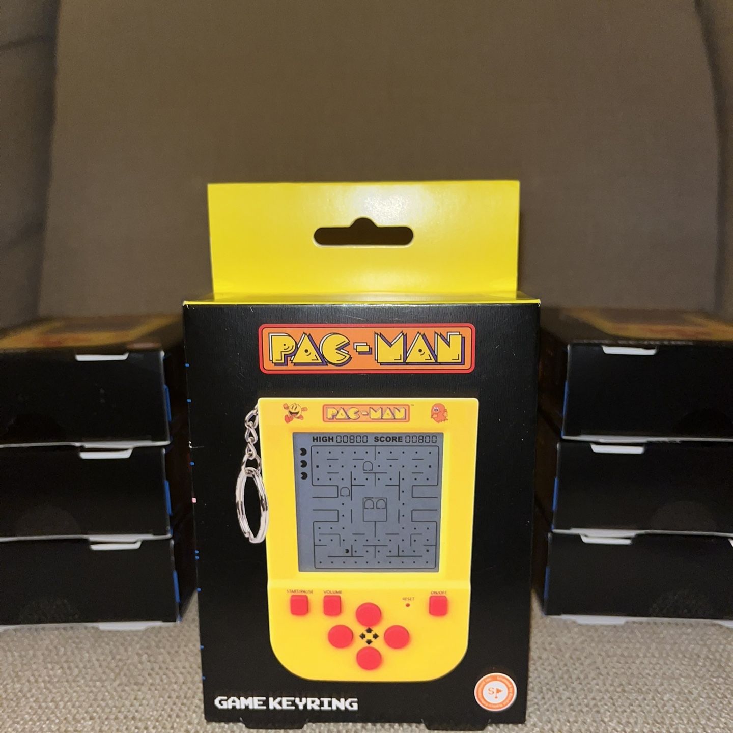 Pac-Man Keyring Arcade Game