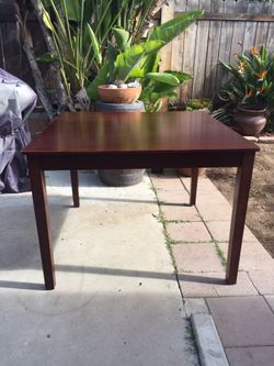 Espresso dining table