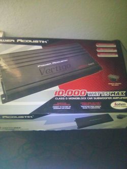 Power Acoustik Amp 10k Watts