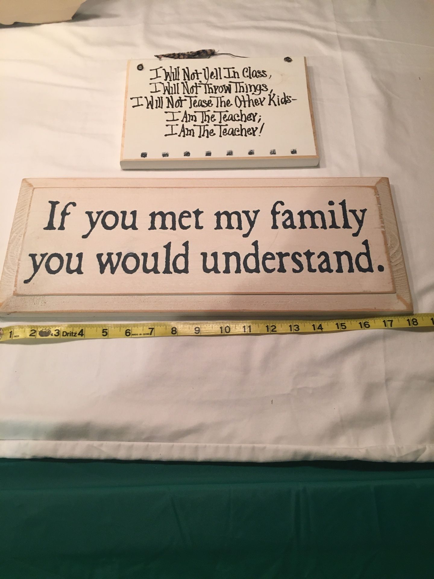 New Wooden Signs